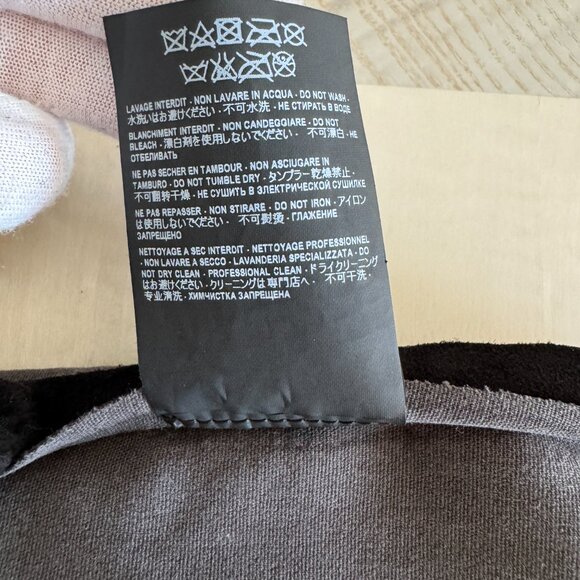 SAINT LAURENT Suede Biker Zipped Detailed Pants - Picture 11 of 12